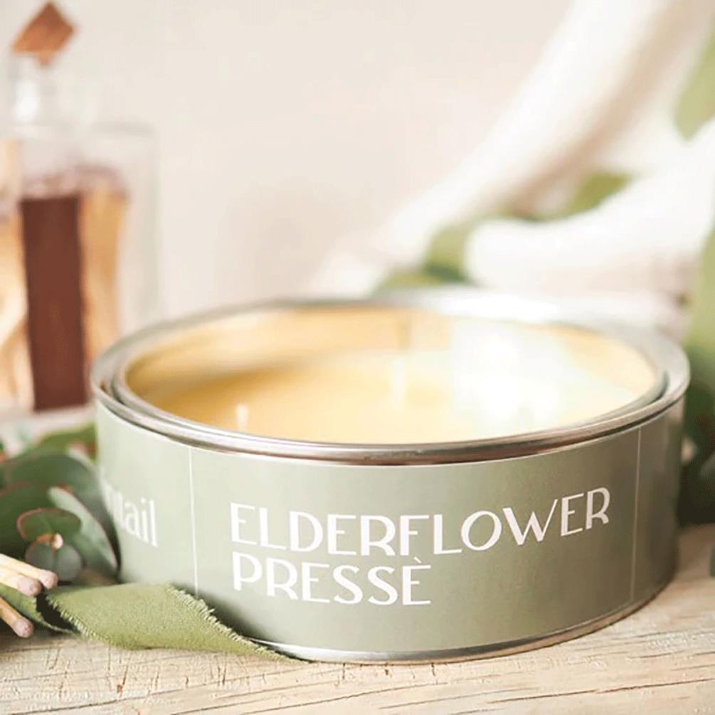 Pintail Candles Elderflower Presse Triple Wick Tin Candle Extra Image 3
